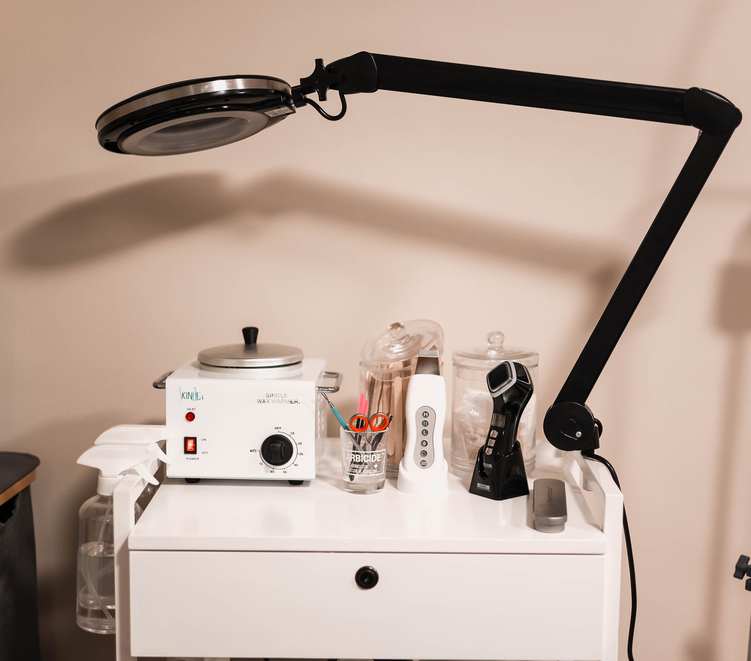 a machine on the counter